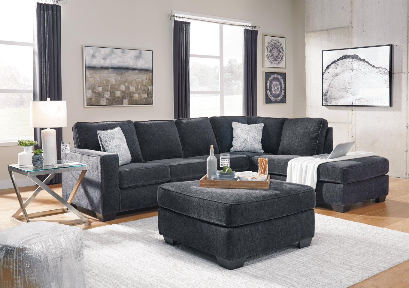 Altari 2-Piece Sleeper Sectional with Chaise - 87213S3 - furniture place usa