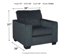 Altari Sofa, Loveseat, Chair and Ottoman - furniture place usa