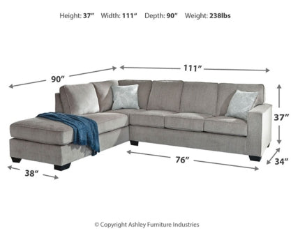Altari 2-Piece Sectional with Chaise - 87213S1 - furniture place usa