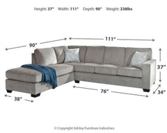 Altari 2-Piece Sectional with Chaise - 87213S1 - furniture place usa