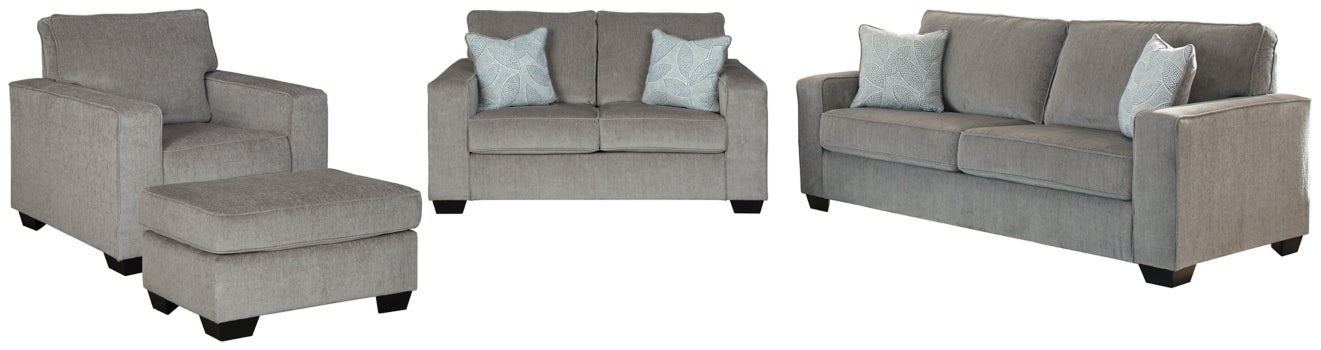 Altari Sofa, Loveseat, Chair and Ottoman - furniture place usa