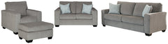 Altari Sofa, Loveseat, Chair and Ottoman - furniture place usa