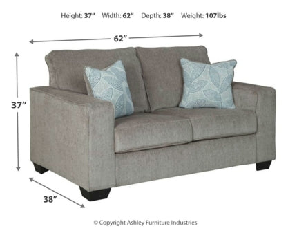 Altari Loveseat - furniture place usa