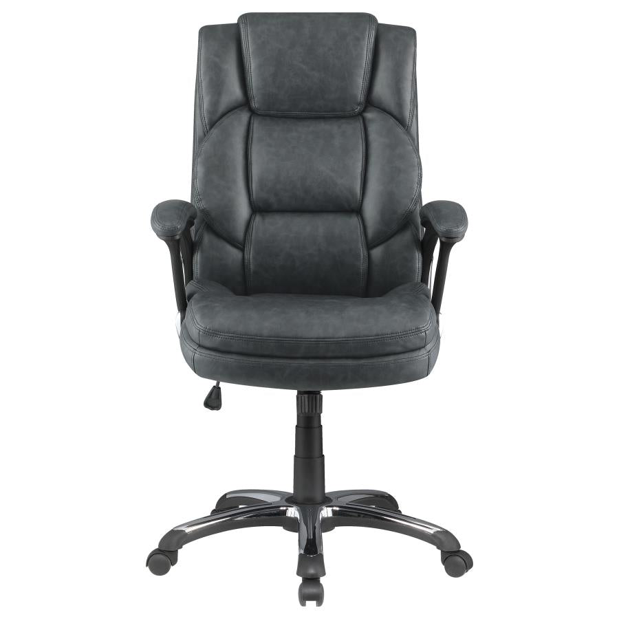 Nerris Grey Office Chair - furniture place usa