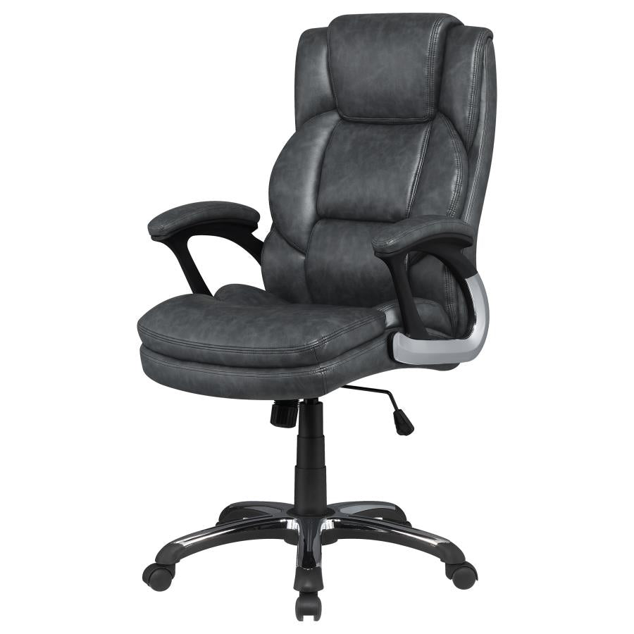 Nerris Grey Office Chair - furniture place usa