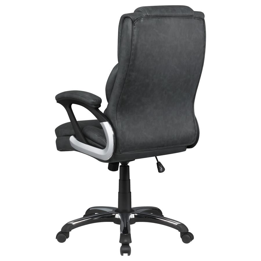 Nerris Grey Office Chair - furniture place usa