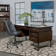 Marshall Brown Executive Desk - furniture place usa