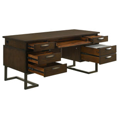 Marshall Brown Executive Desk - furniture place usa