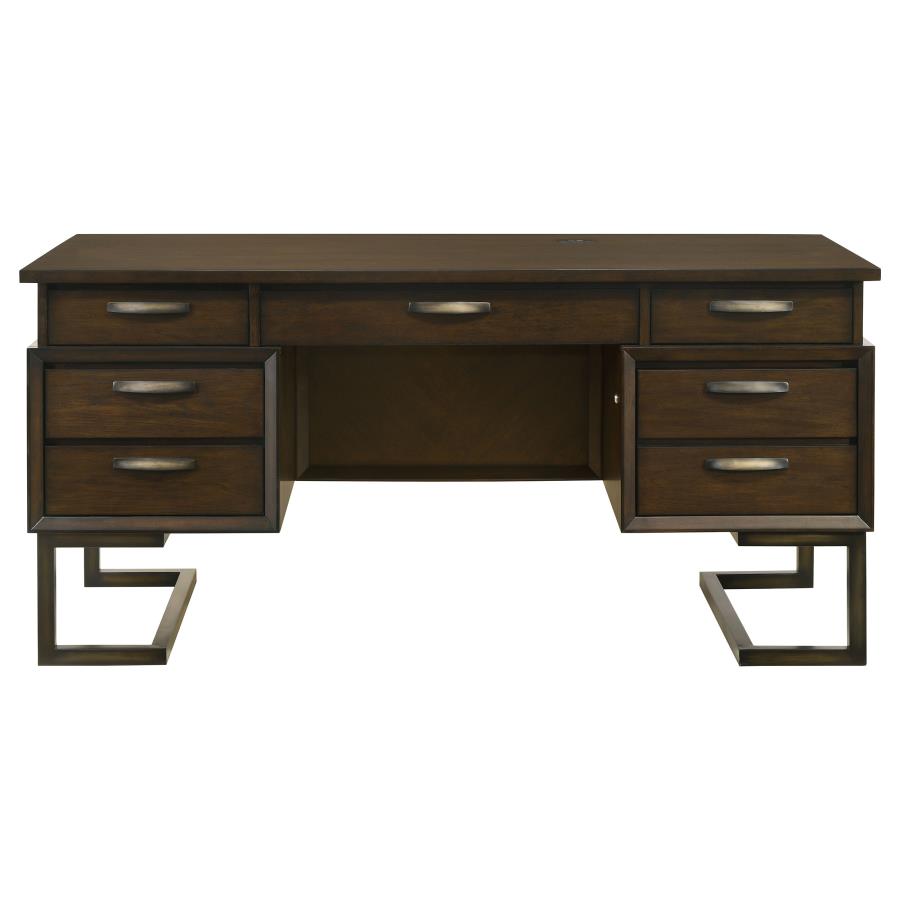 Marshall Brown Executive Desk - furniture place usa