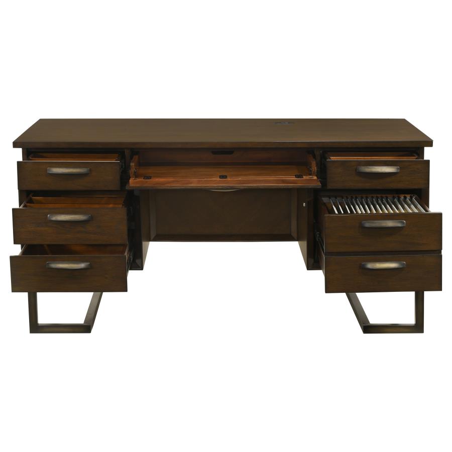 Marshall Brown Executive Desk - furniture place usa