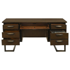 Marshall Brown Executive Desk - furniture place usa