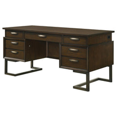 Marshall Brown Executive Desk - furniture place usa
