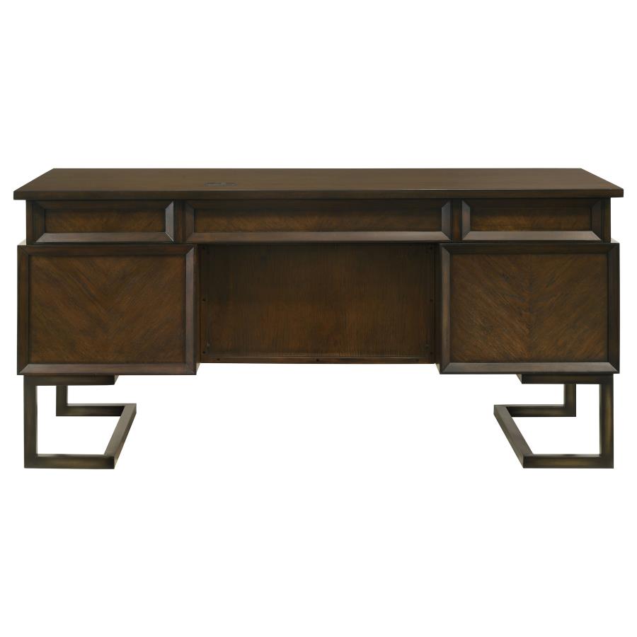 Marshall Brown Executive Desk - furniture place usa
