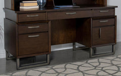 Marshall Brown Credenza Desk - furniture place usa