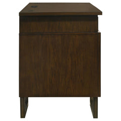 Marshall Brown Credenza Desk - furniture place usa