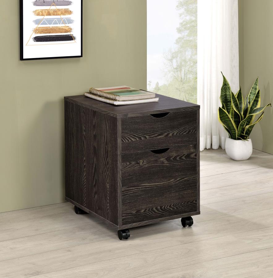 Noorvik Brown File Cabinet - furniture place usa