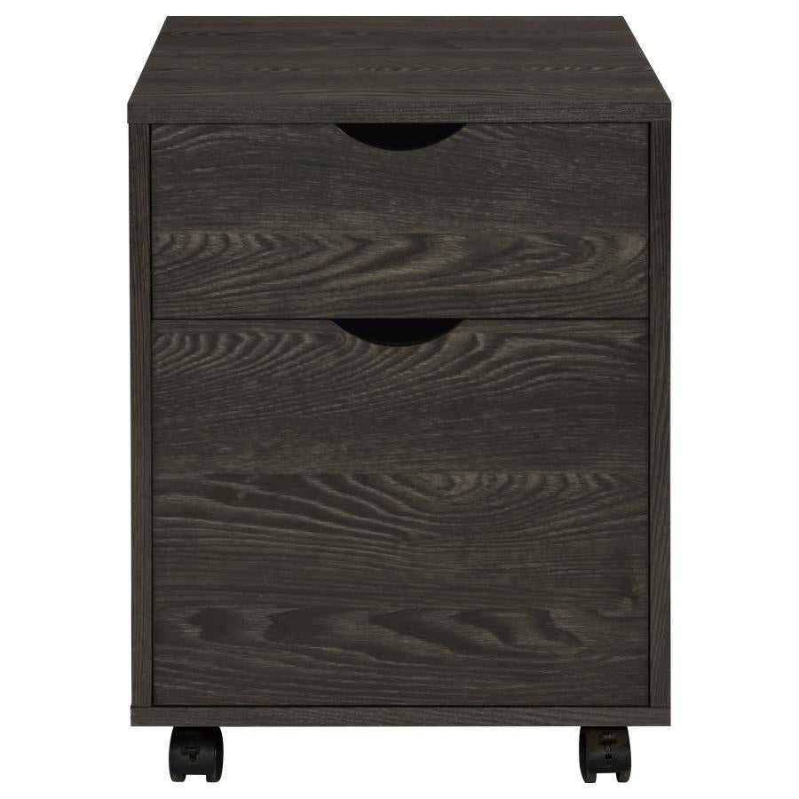 Noorvik Brown File Cabinet - furniture place usa