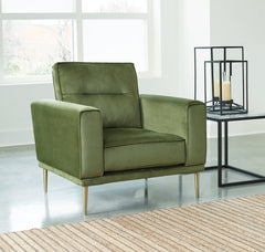 Macleary Chair and Ottoman - furniture place usa