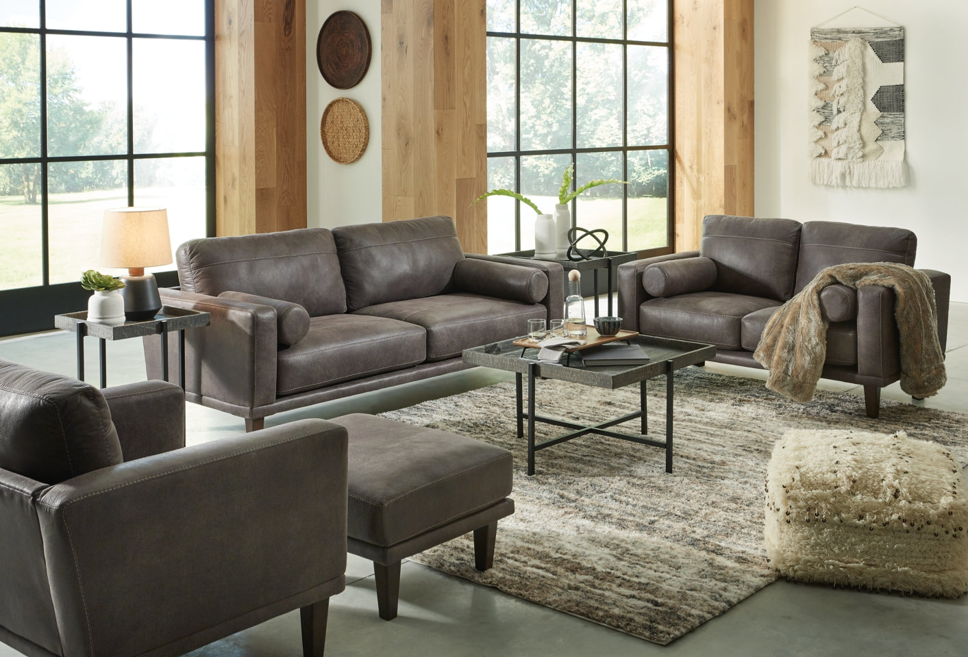 Arroyo Sofa, Loveseat, Chair and Ottoman - furniture place usa