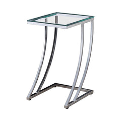 Cayden Silver Side Table - furniture place usa