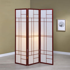 Katerina Brown 3 Panel Room Divider - furniture place usa