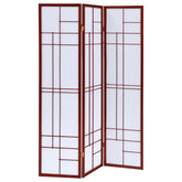 Katerina Brown 3 Panel Room Divider - furniture place usa