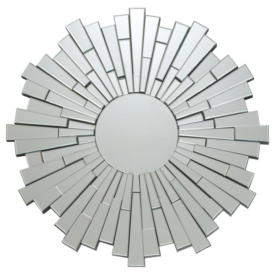 Danika Silver Wall Mirror - furniture place usa