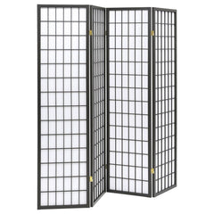 Roberto Grey 4 Panel Room Divider - furniture place usa