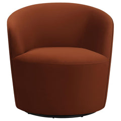Joyce Orange Swivel Chair - furniture place usa