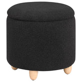 Black Ottoman - furniture place usa