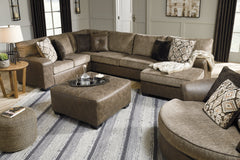 Abalone 3-Piece Sectional with Ottoman - PKG002371 - furniture place usa