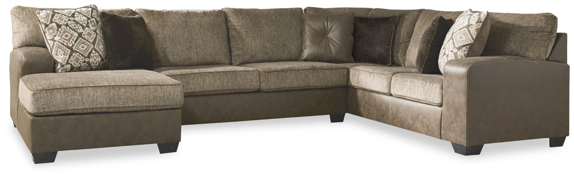 Abalone 3-Piece Sectional with Ottoman - PKG002370 - furniture place usa