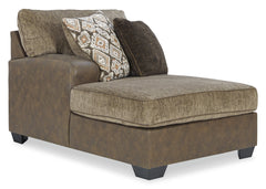 Abalone 3-Piece Sectional with Ottoman - PKG002370 - furniture place usa