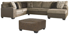 Abalone 3-Piece Sectional with Ottoman - PKG002371 - furniture place usa