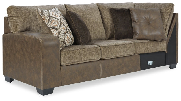 Abalone 3-Piece Sectional with Ottoman - PKG002371 - furniture place usa