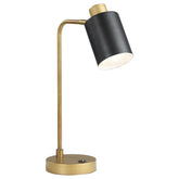 Cherise Gold Table Lamp - furniture place usa