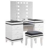 Talei Black Vanity Set - furniture place usa