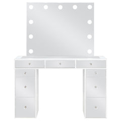 Regina White Vanity Set - furniture place usa