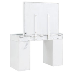 Regina White Vanity Set - furniture place usa