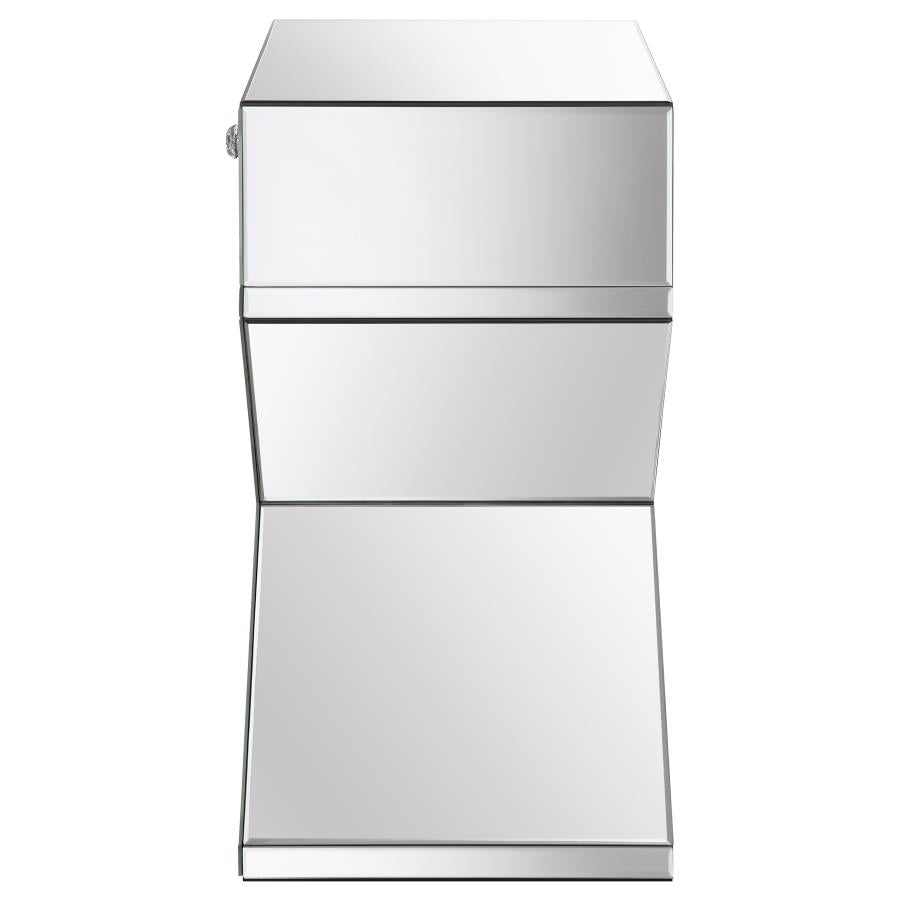 Hazel Silver Side Table - furniture place usa