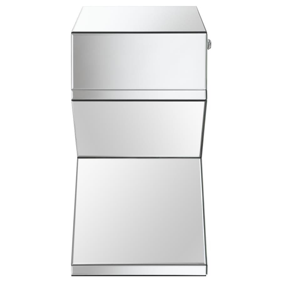 Hazel Silver Side Table - furniture place usa