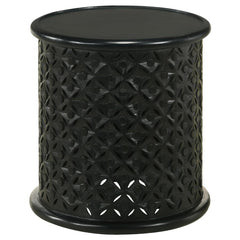 Krish Black Side Table - furniture place usa