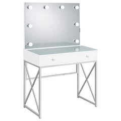 Eliza White Vanity Set - furniture place usa