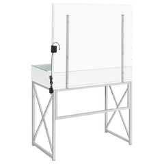 Eliza White Vanity Set - furniture place usa