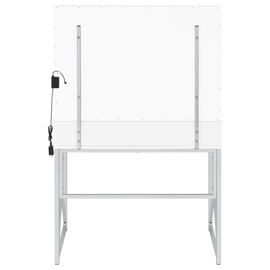 Eliza White Vanity Set - furniture place usa