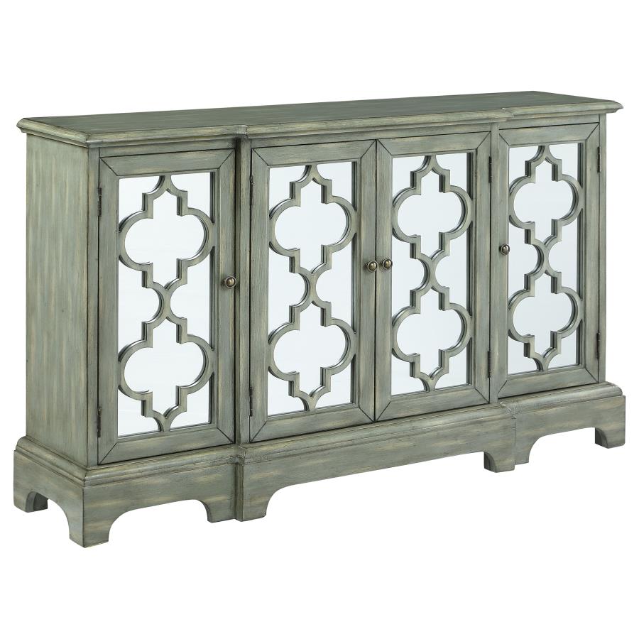 Erigeron Grey Accent Cabinet - furniture place usa