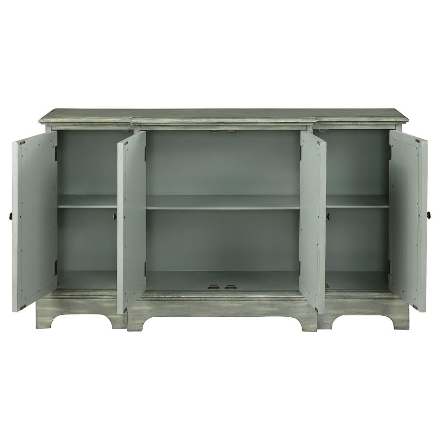 Erigeron Grey Accent Cabinet - furniture place usa