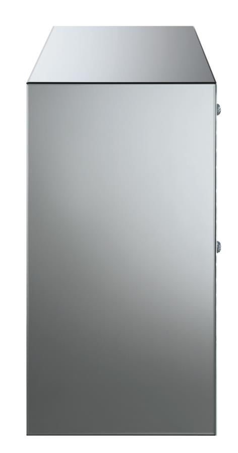 Maya Silver Accent Cabinet - furniture place usa