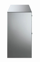 Maya Silver Accent Cabinet - furniture place usa