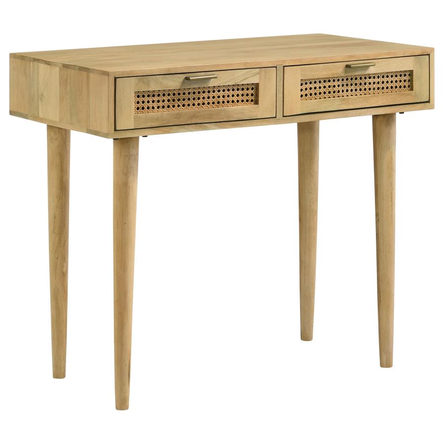 Zamora Brown Writing Desk - furniture place usa